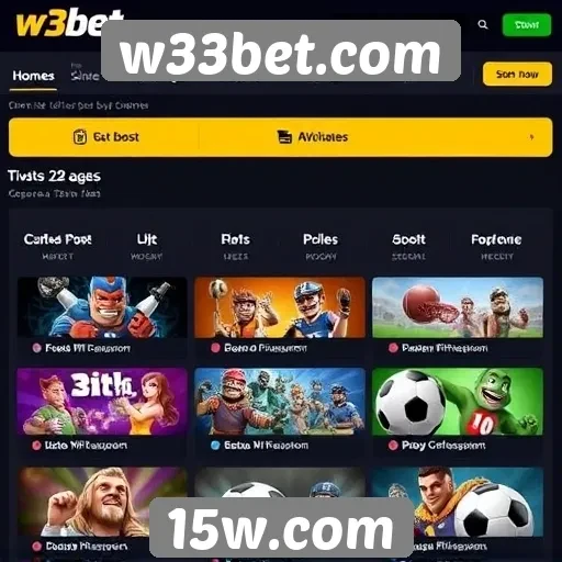 Principais jogos disponíveis no w33bet.com